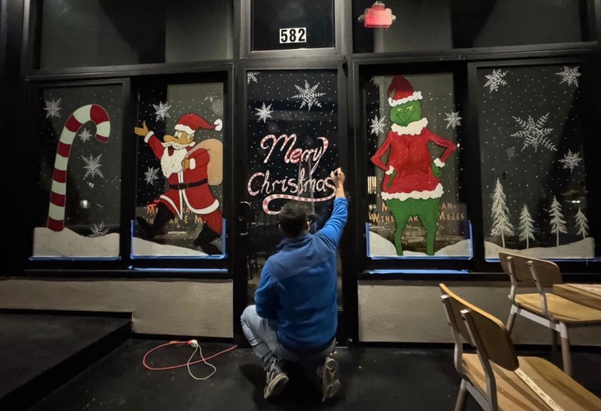 Holiday Window Art